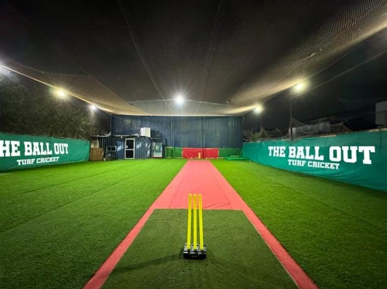 The Ball Out Turf for Box Cricket in Gurgaon