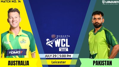 Australia champions vs pakistan champions
