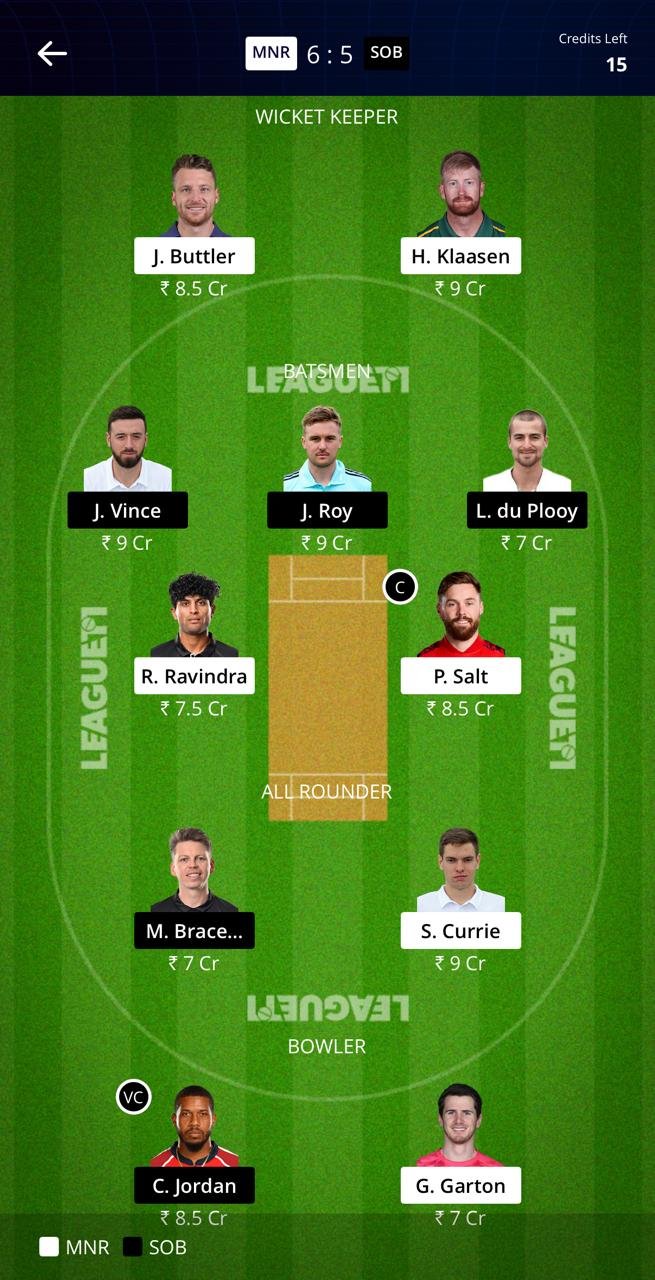 NOS VS WEF LEAGUE11 TEAM