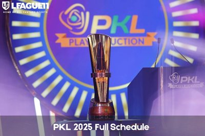 PKL 2025 full schedule