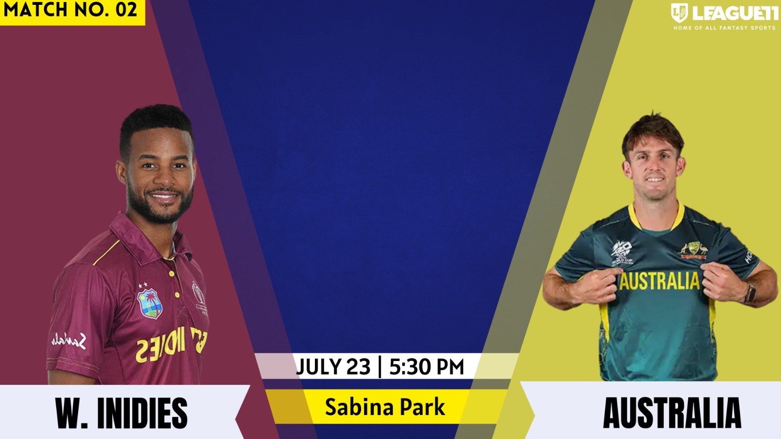 WI VS AUS 2ND T20I
